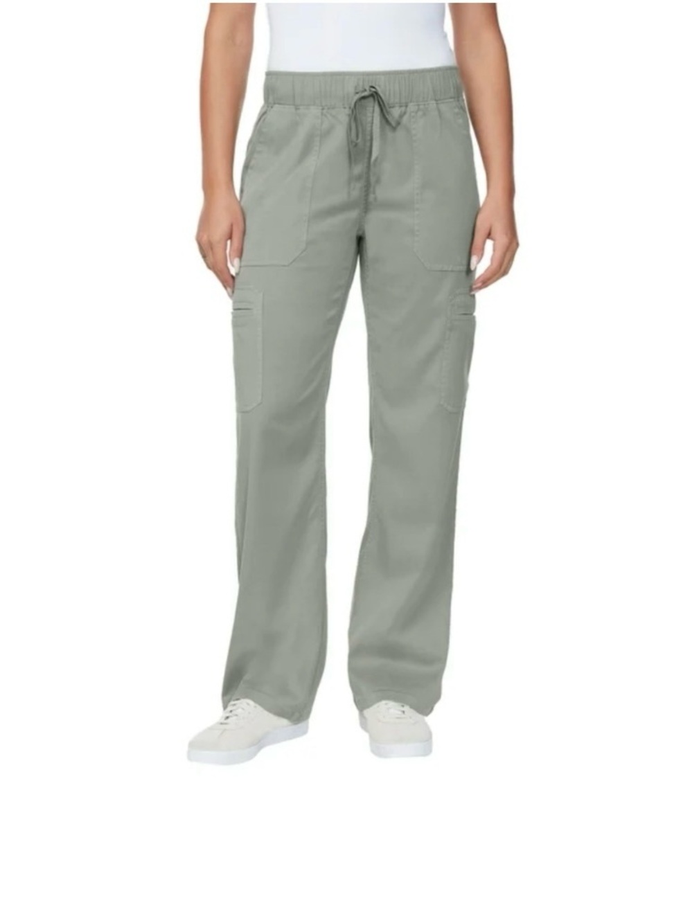 Buffalo Women's Cargo Tencel Pant Sz: M Black - Picture 2 of 10